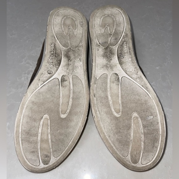 Gentle Souls Brown metallic Slip-On Sneakers GUC - Picture 7 of 9